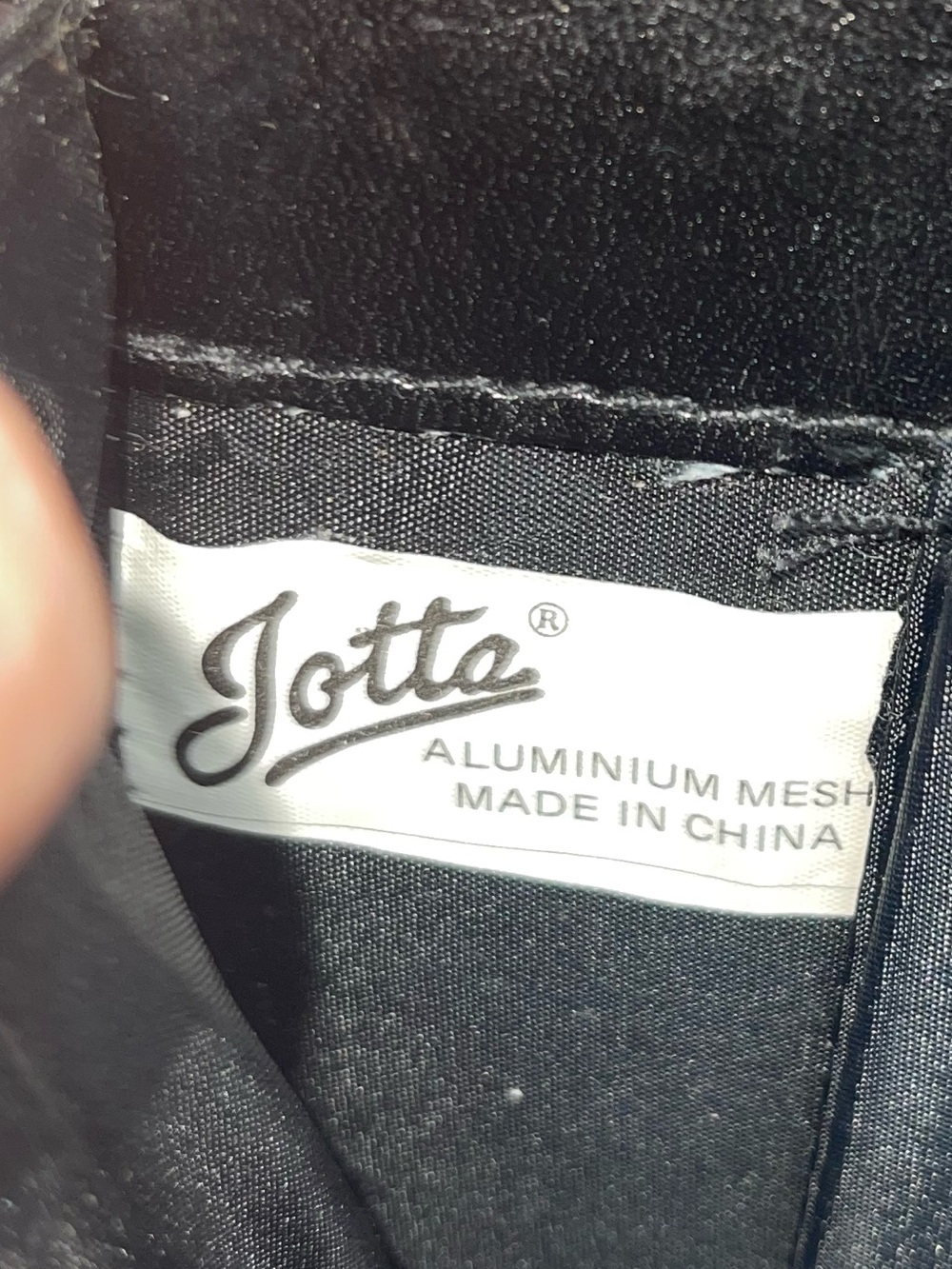 Vintage Jotta 70-80’s Aluminum Mesh Black Evening Bag - Picture 5 of 5